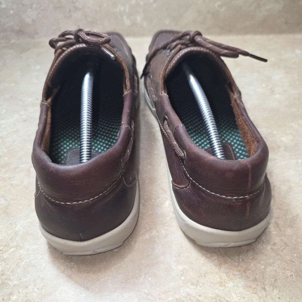 SAS Tripad Comfort Shoes Mens Size 12.5 M Brown Leather Boat Lace Up Casual
